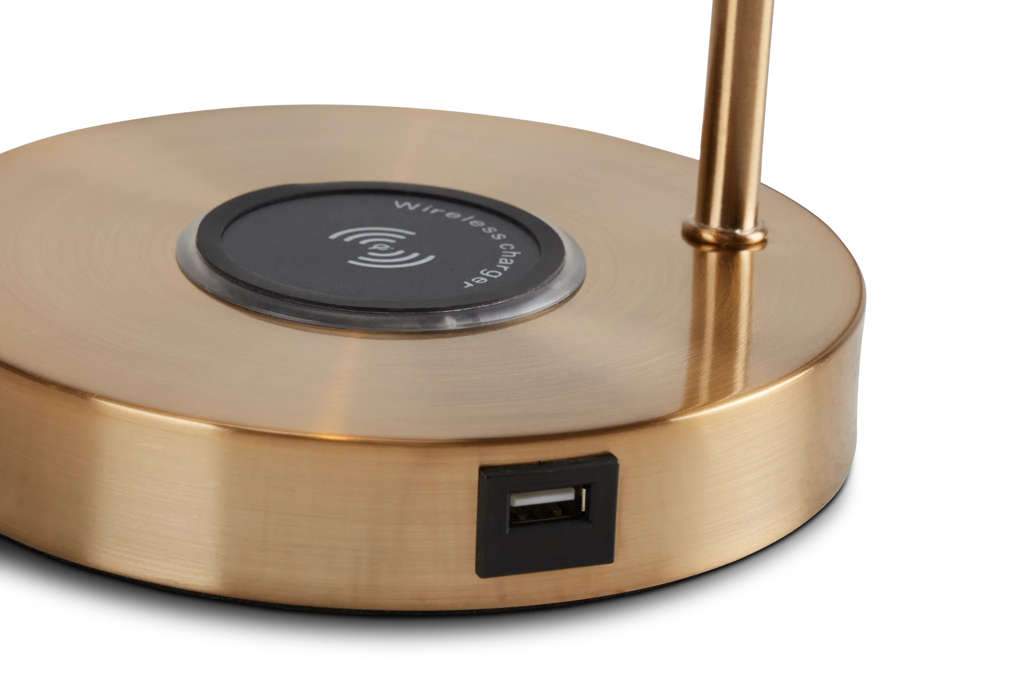 Lila Gold Metal Desk Lamp