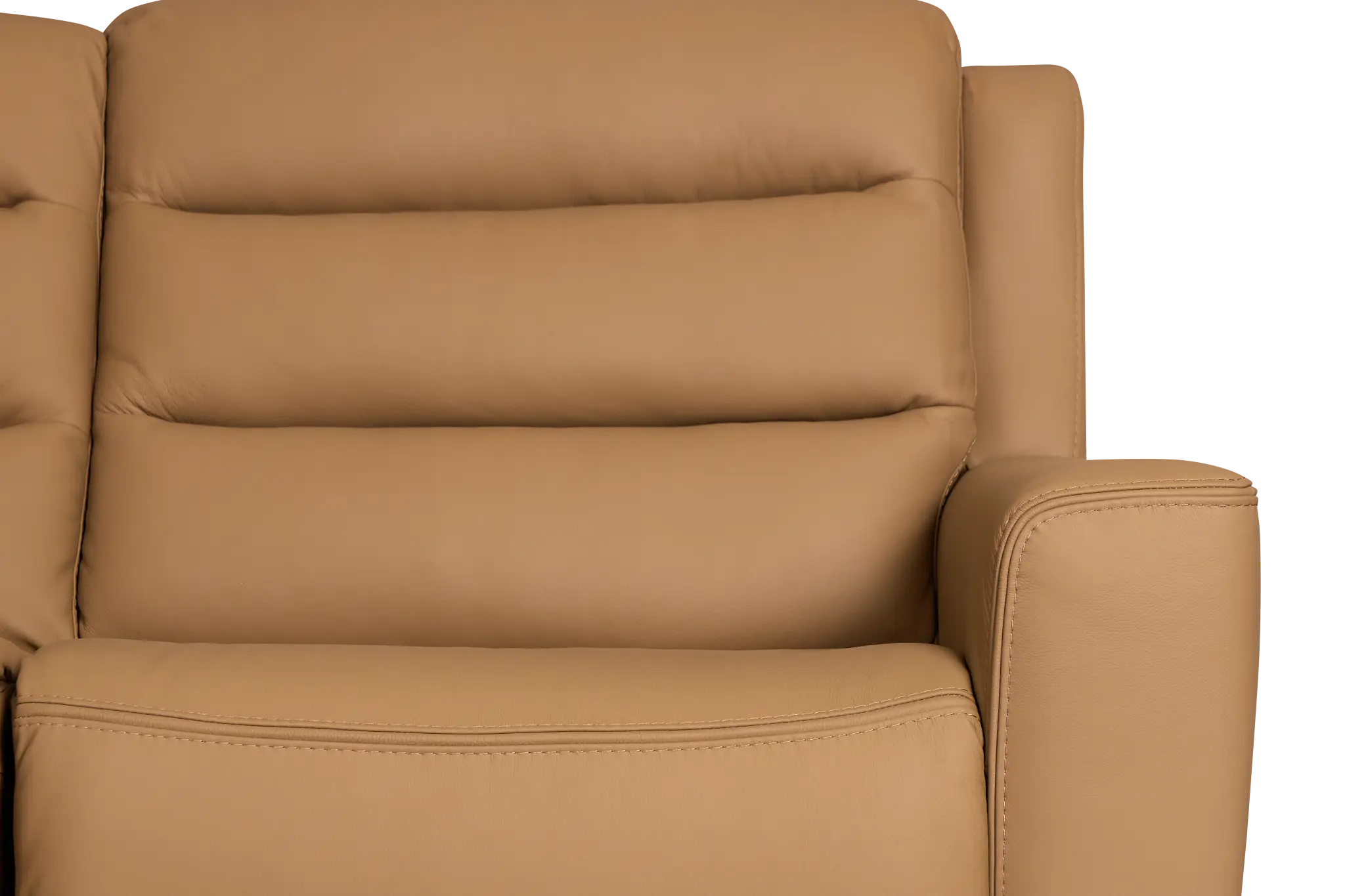 Wilder Brown Leather Small Triple Power Reclining Two-arm Sectional Wilder Brown Leather Small Triple Power Reclining Two-arm Sectional