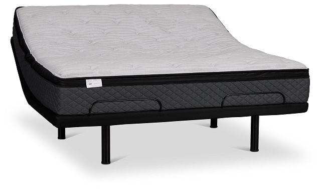 Kevin Charles By Sealy Essential Medium Deluxe Adjustable Mattress Set