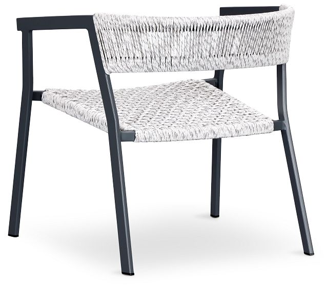 Valencia Gray Woven Arm Chair