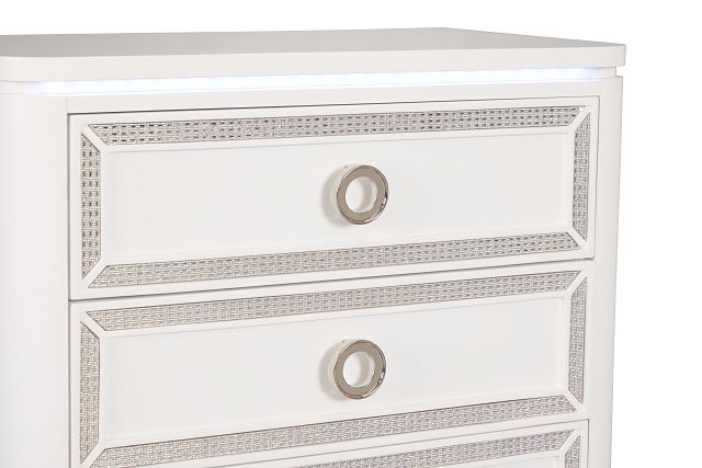 Milan White Youth Drawer Chest