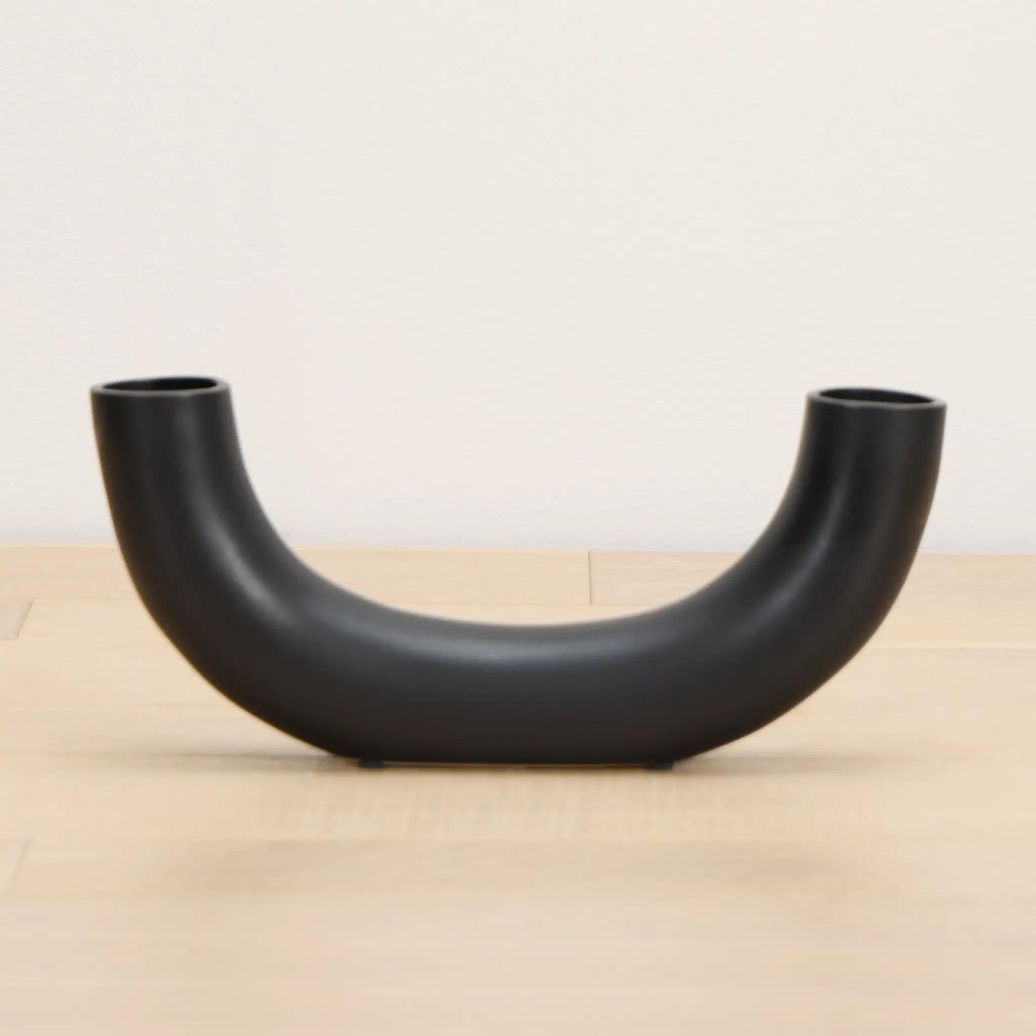 Cresent Black Vase Cresent Black Vase