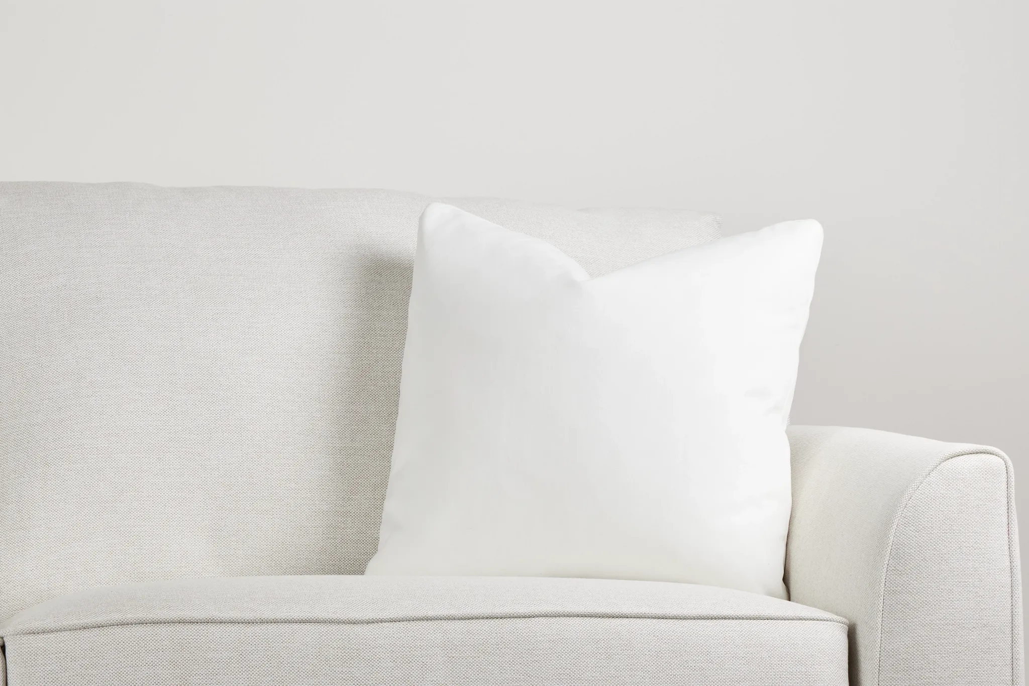 Reign White 20" Accent Pillow
