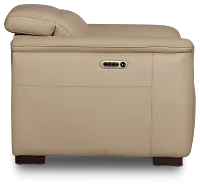 Flexsteel Brodie Taupe Lthr/vinyl Power Recliner