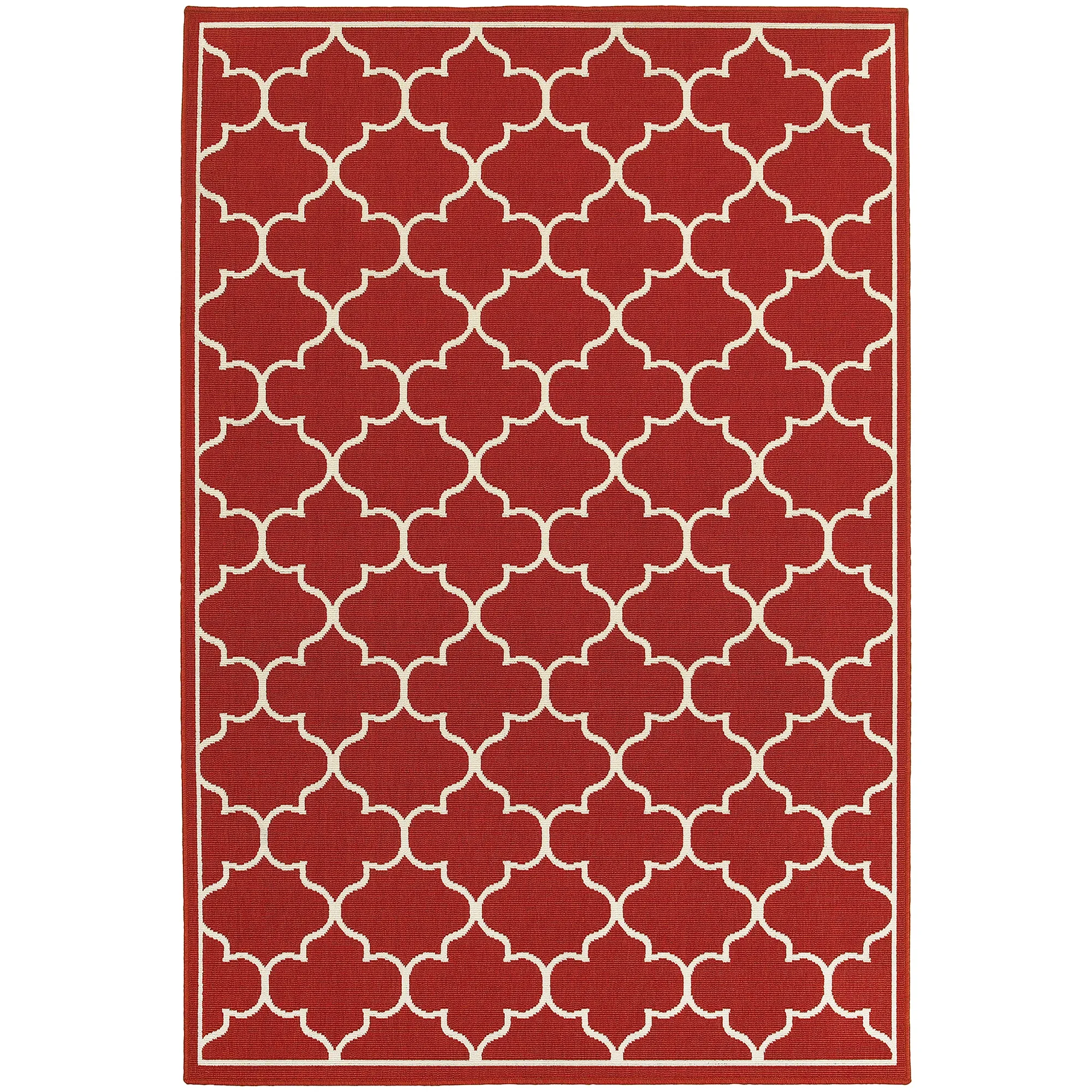 Melody Red Indoor/outdoor 5x8 Area Rug