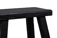 Demir Black Accent Stool