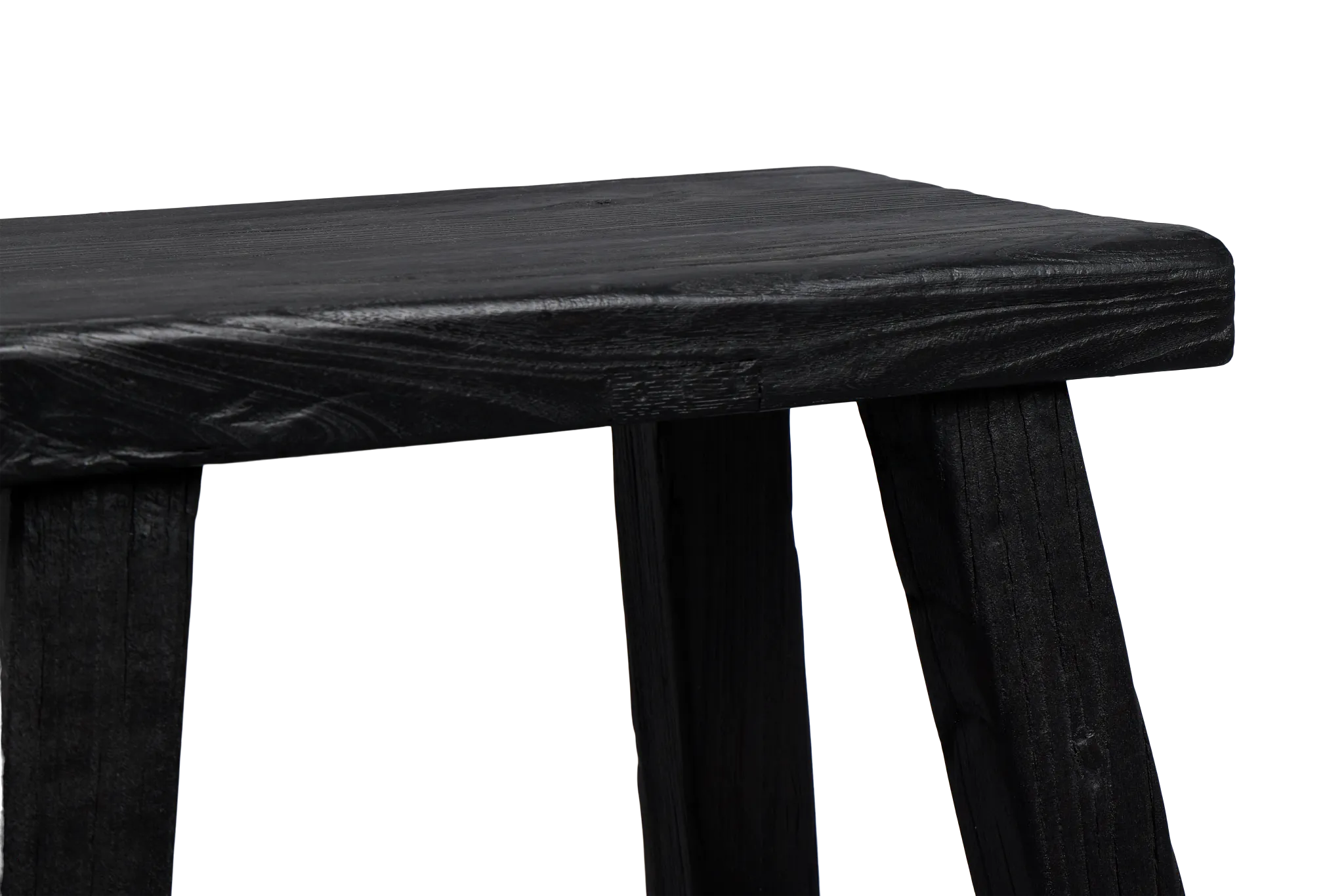 Demir Black Accent Stool