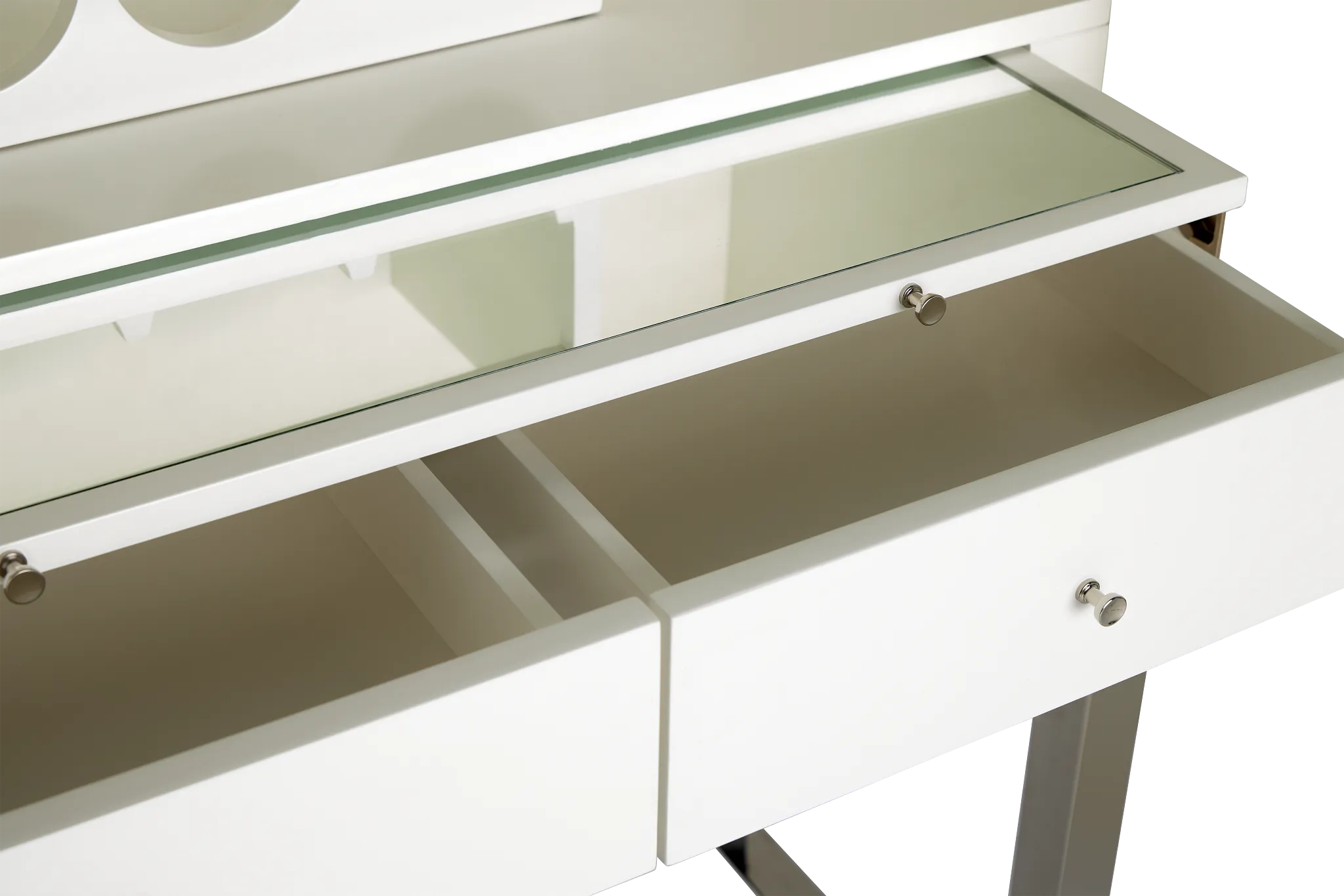 Miami White Bar Cabinet