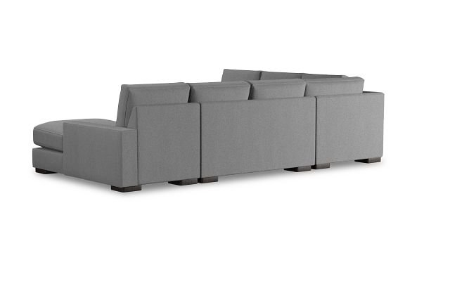Edgewater Delray Light Gray Medium Right Chaise Sectional