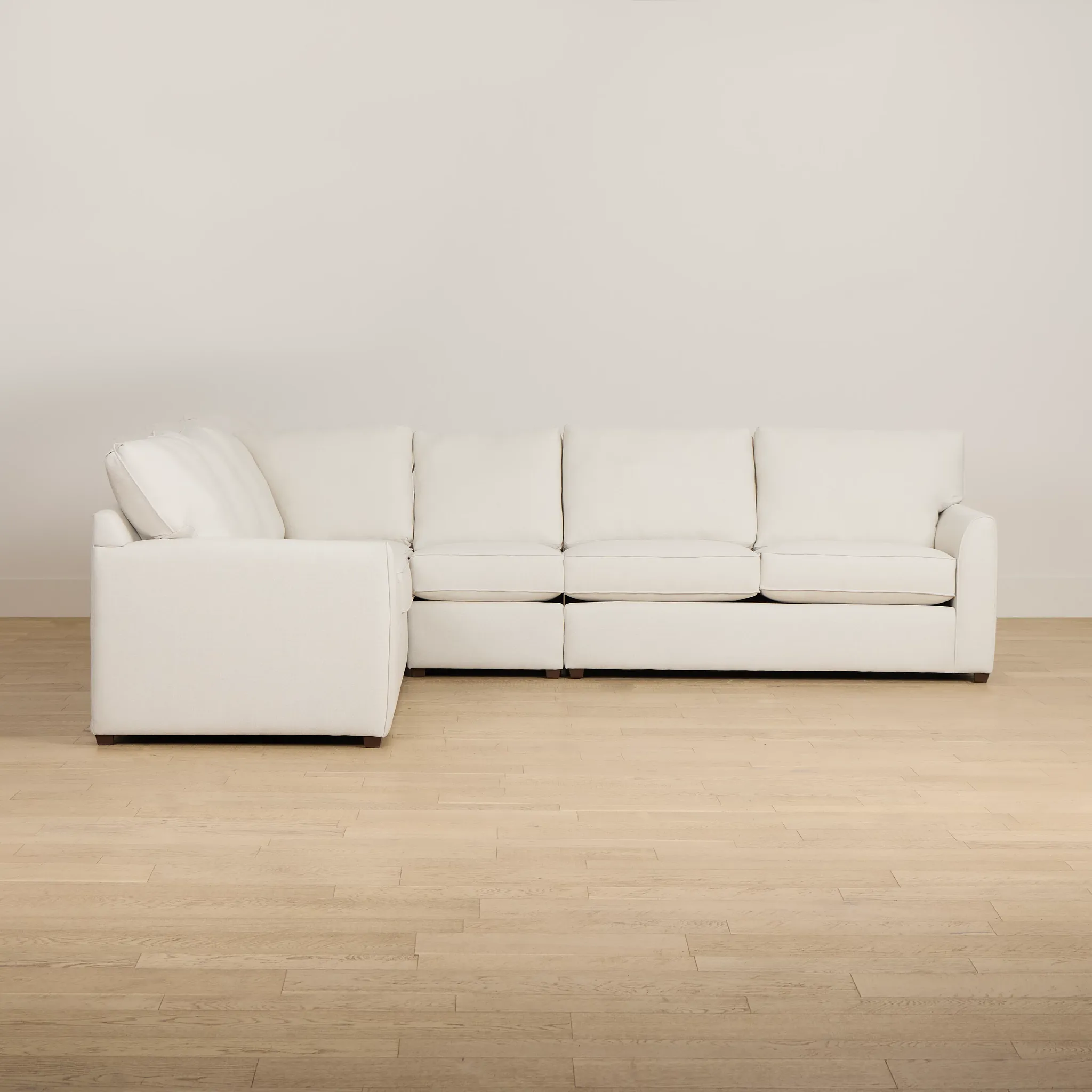 Tate Light Beige Fabric Medium Two-arm Sectional