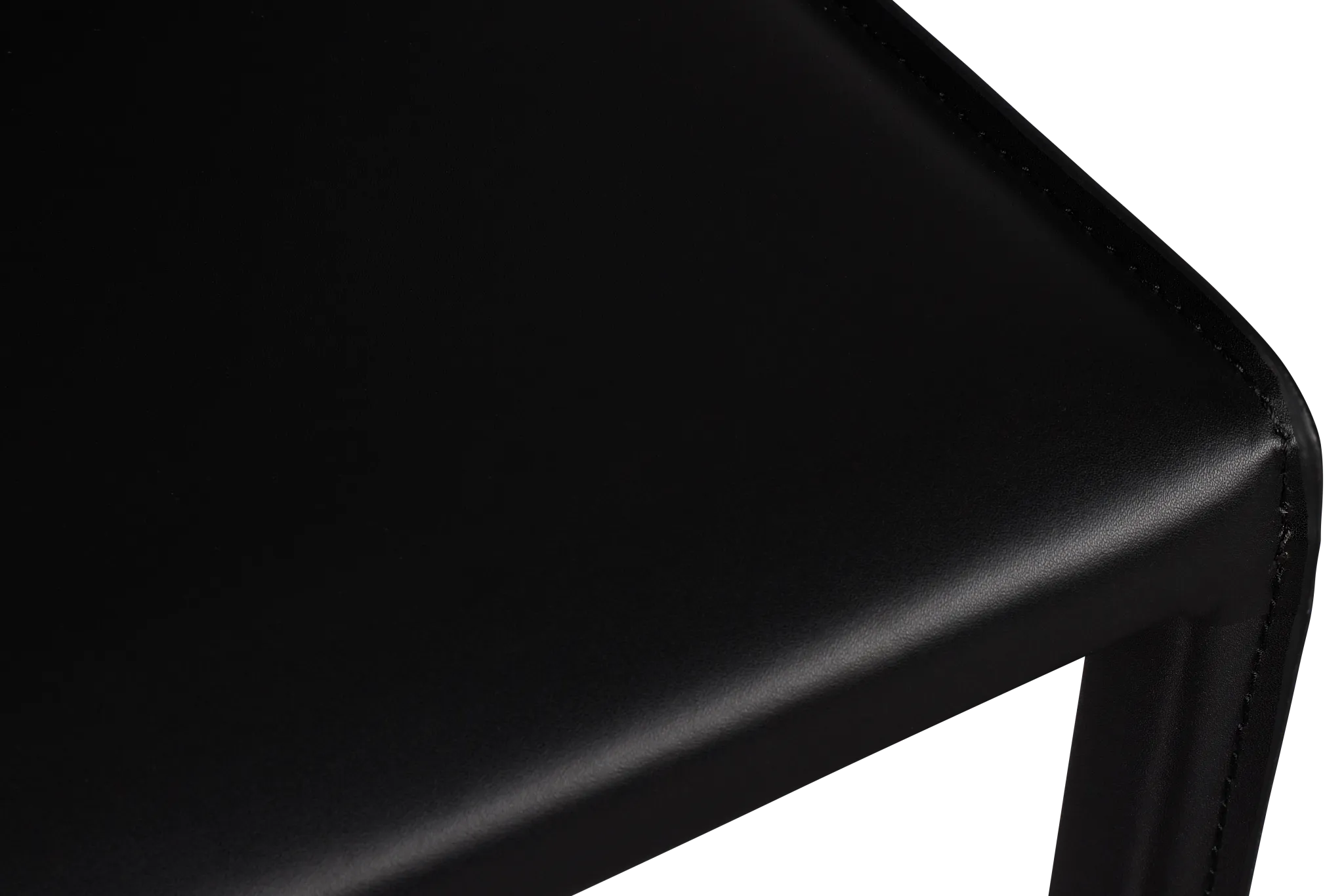 Lugo Black 30" Upholstered Barstool