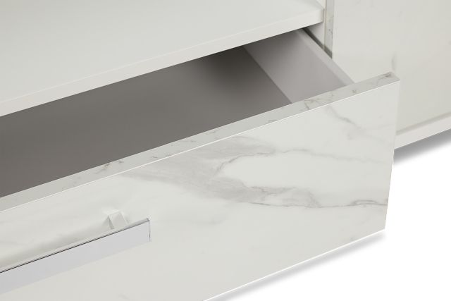 Modena White 76" Tv Stand