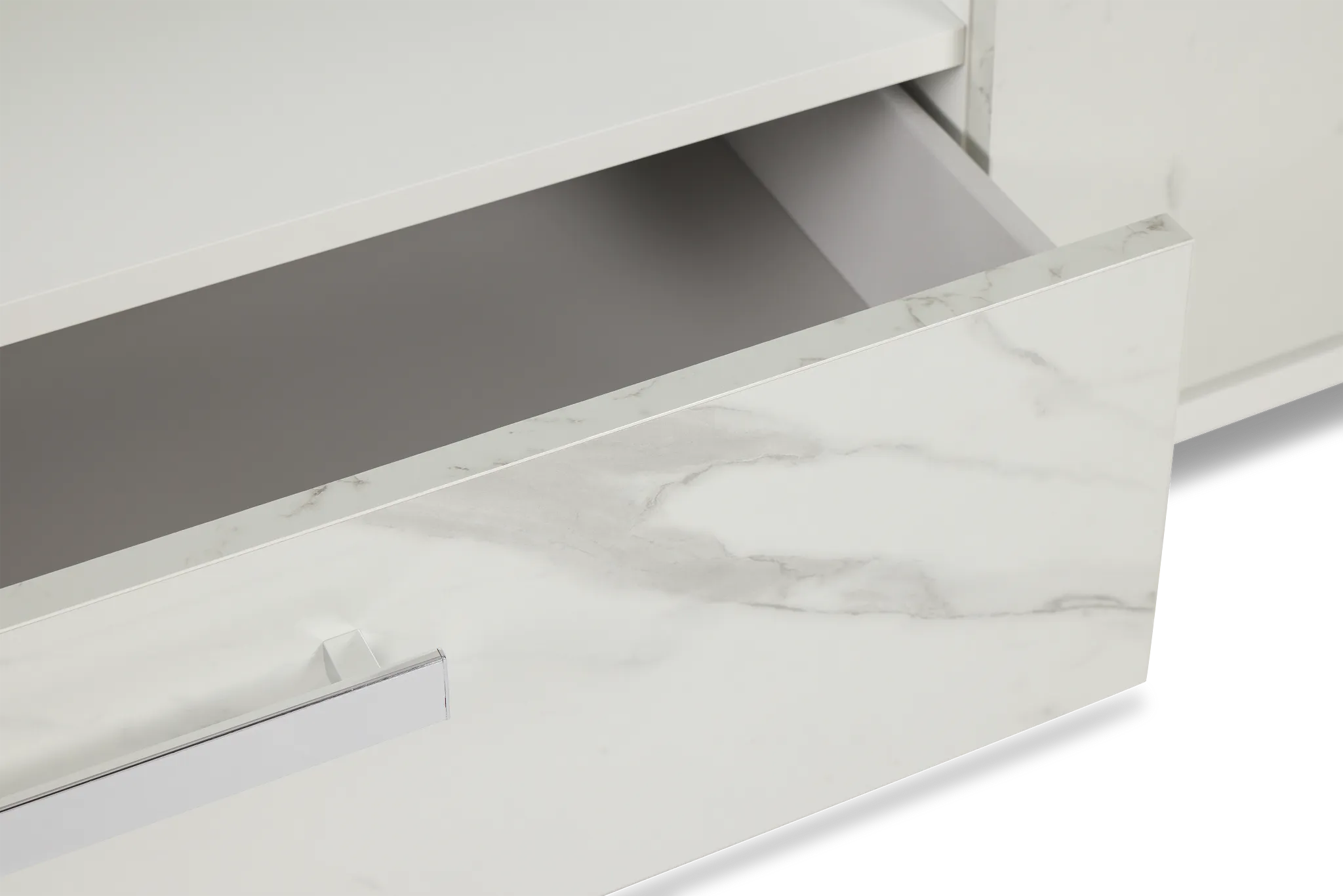 Modena White 76" Tv Stand