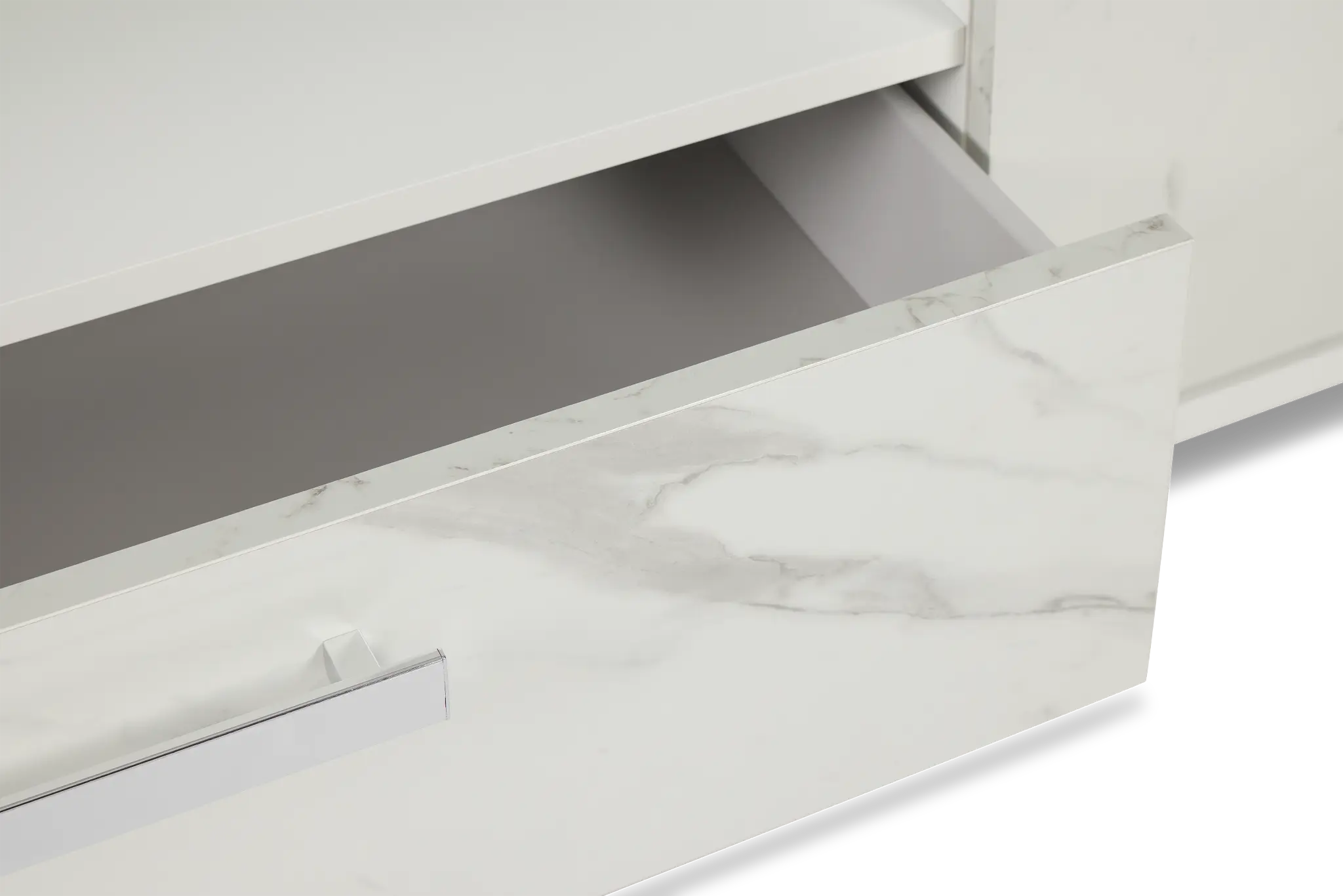Modena White 76" Tv Stand Modena White 76" Tv Stand