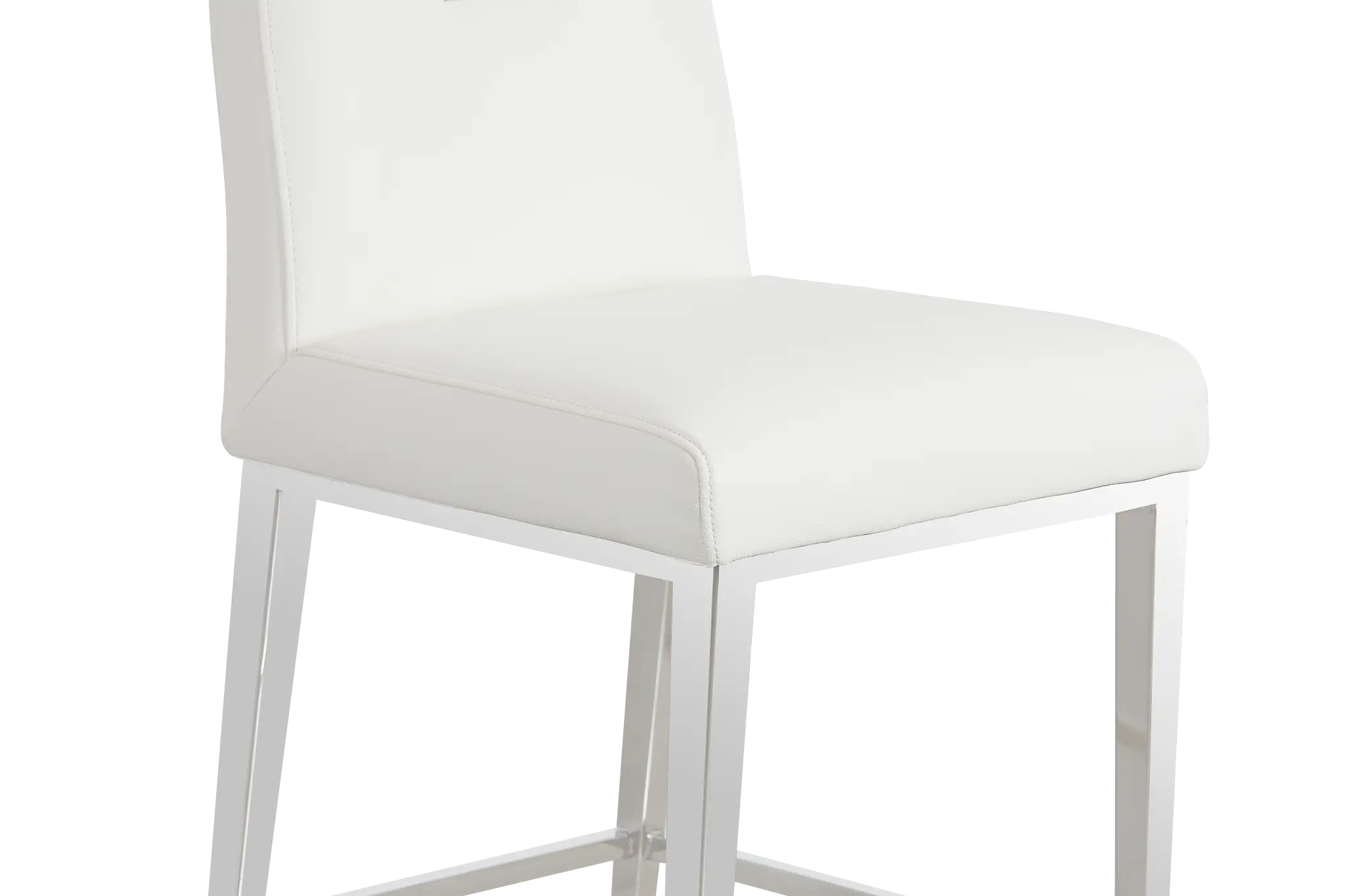 Alameda White 30" Upholstered Barstool Alameda White 30" Upholstered Barstool