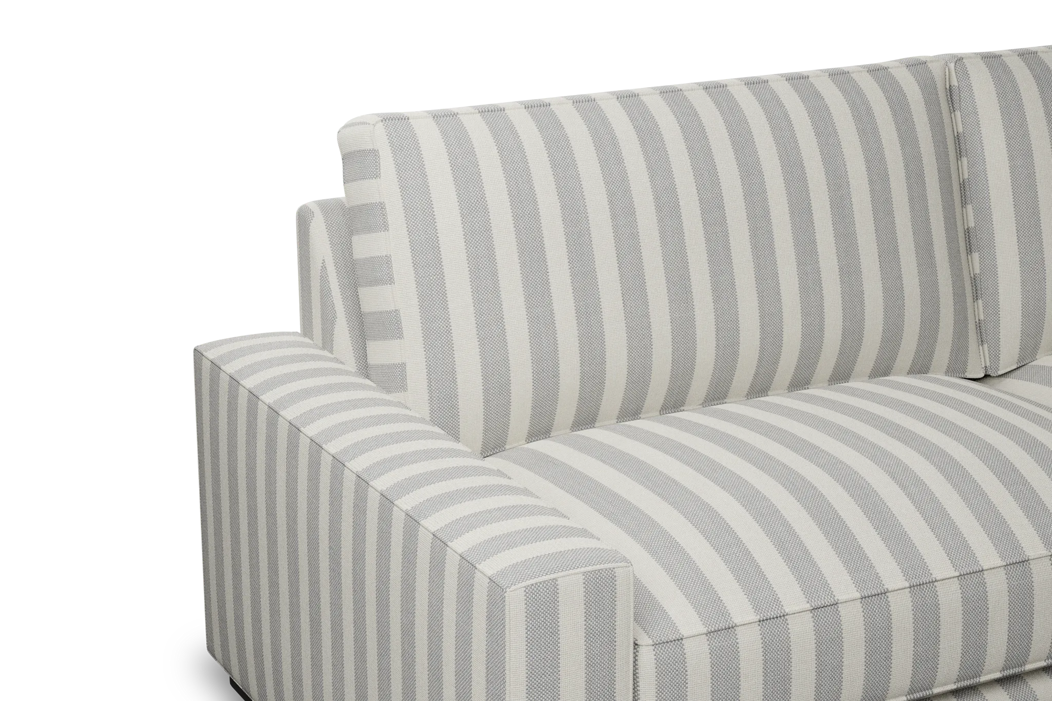 Edgewater Sea Lane Light Gray 96" Sofa W/ 2 Cushions