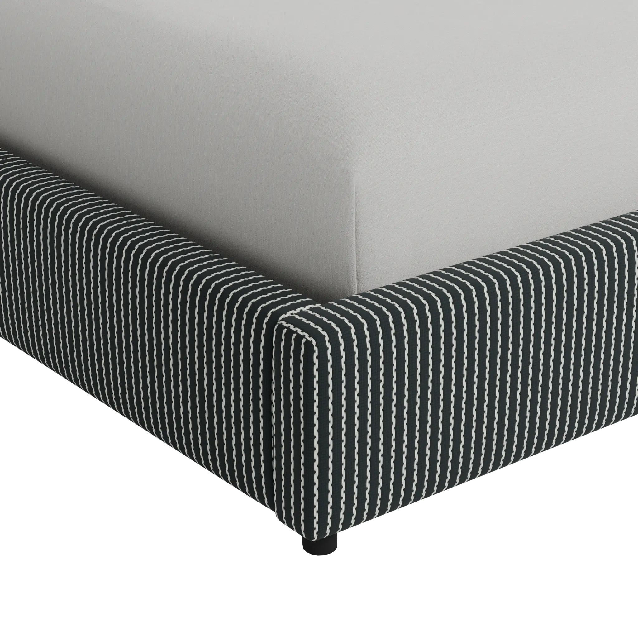 Captiva Lucy Navy 48" Upholstered Shelter Bed Captiva Lucy Navy 48" Upholstered Shelter Bed