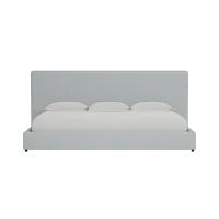 Grayton Natural Beauty Light Blue 54" Upholstered Platform Bed