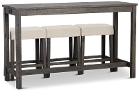 Robin Gray High Table & 3 Barstools