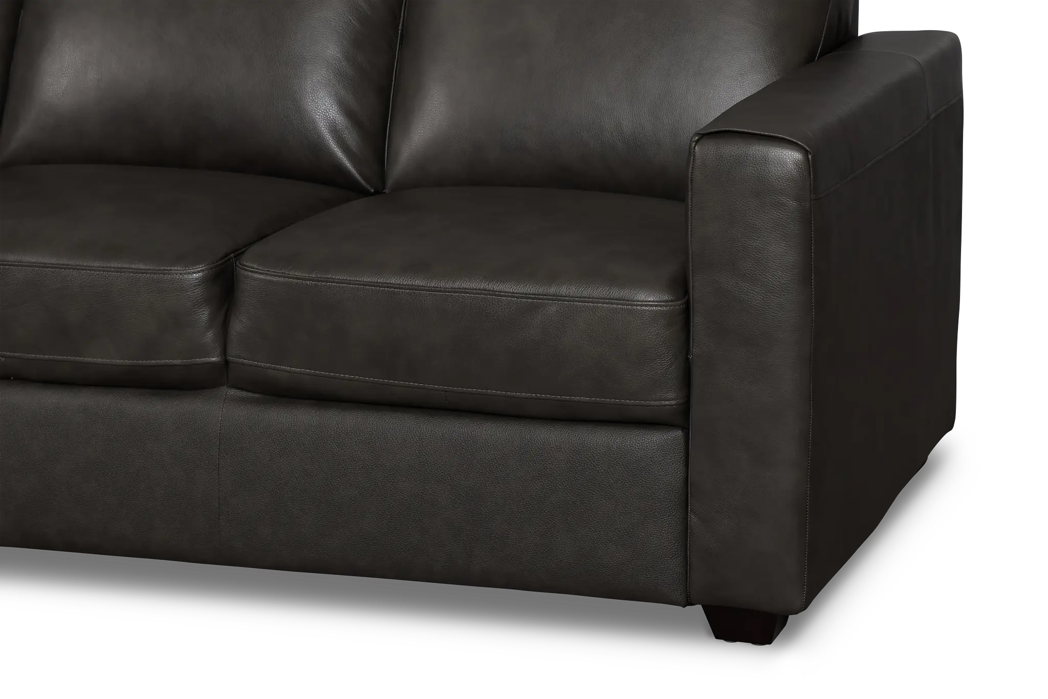 Lane Dark Gray Lthr/vinyl Sofa Lane Dark Gray Lthr/vinyl Sofa