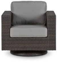 Fina Gray Swivel Chair