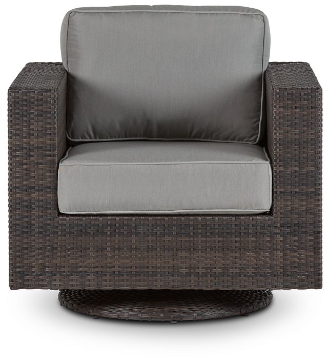 Fina Gray Swivel Chair (1)