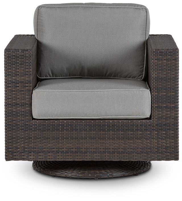 Fina Gray Swivel Chair