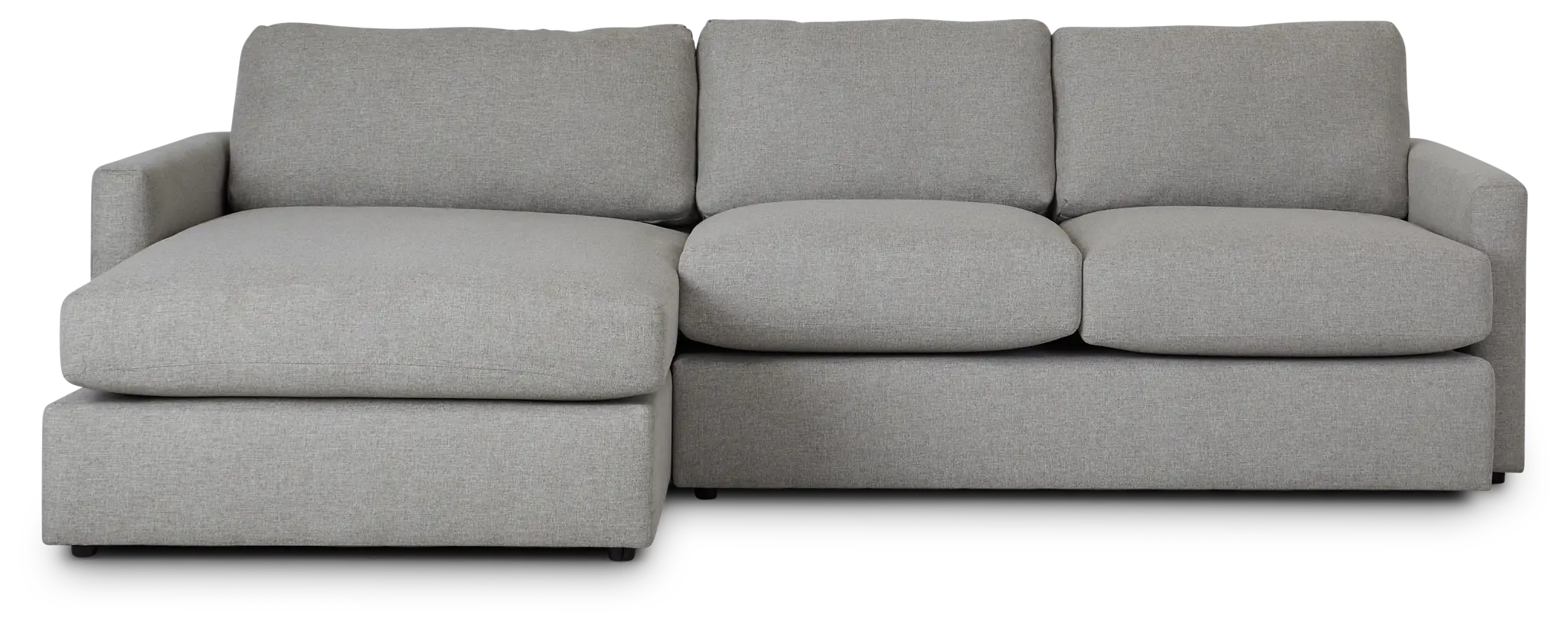 Noah Khaki Fabric Small Left Chaise Sectional Noah Khaki Fabric Small Left Chaise Sectional
