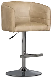Ace Beige Uph Adjustable Barstool