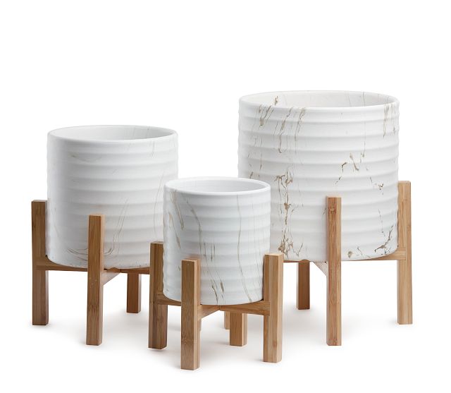 Kyle Ceramic Set Of 3 Planter