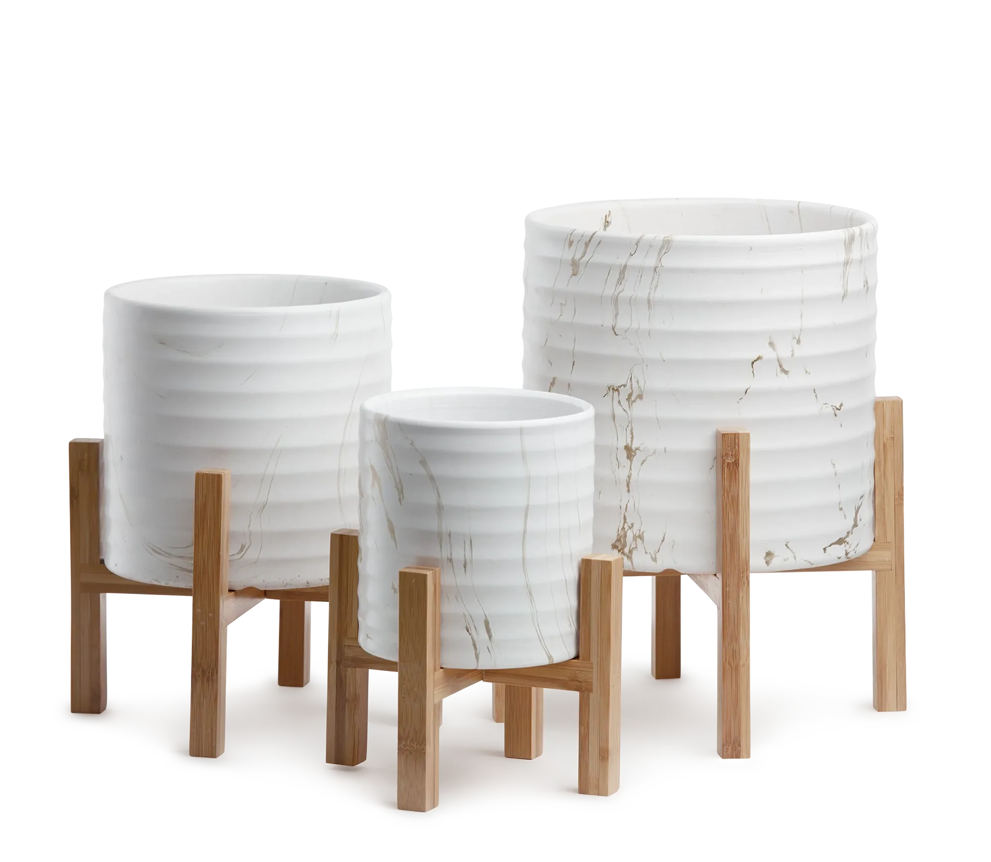 Kyle Ceramic Set Of 3 Planter