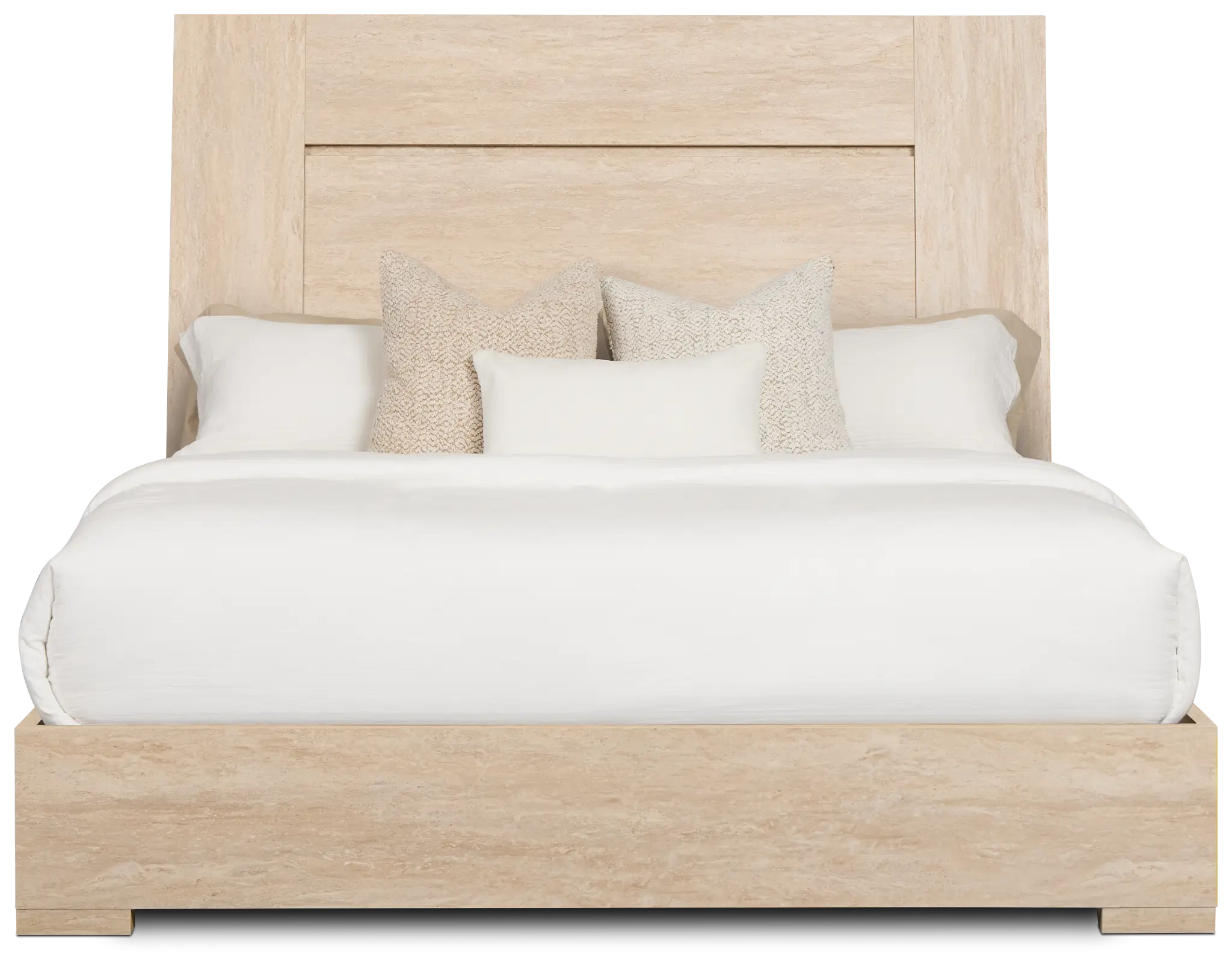 Malta Light Gray Panel Bed Malta Light Gray Panel Bed