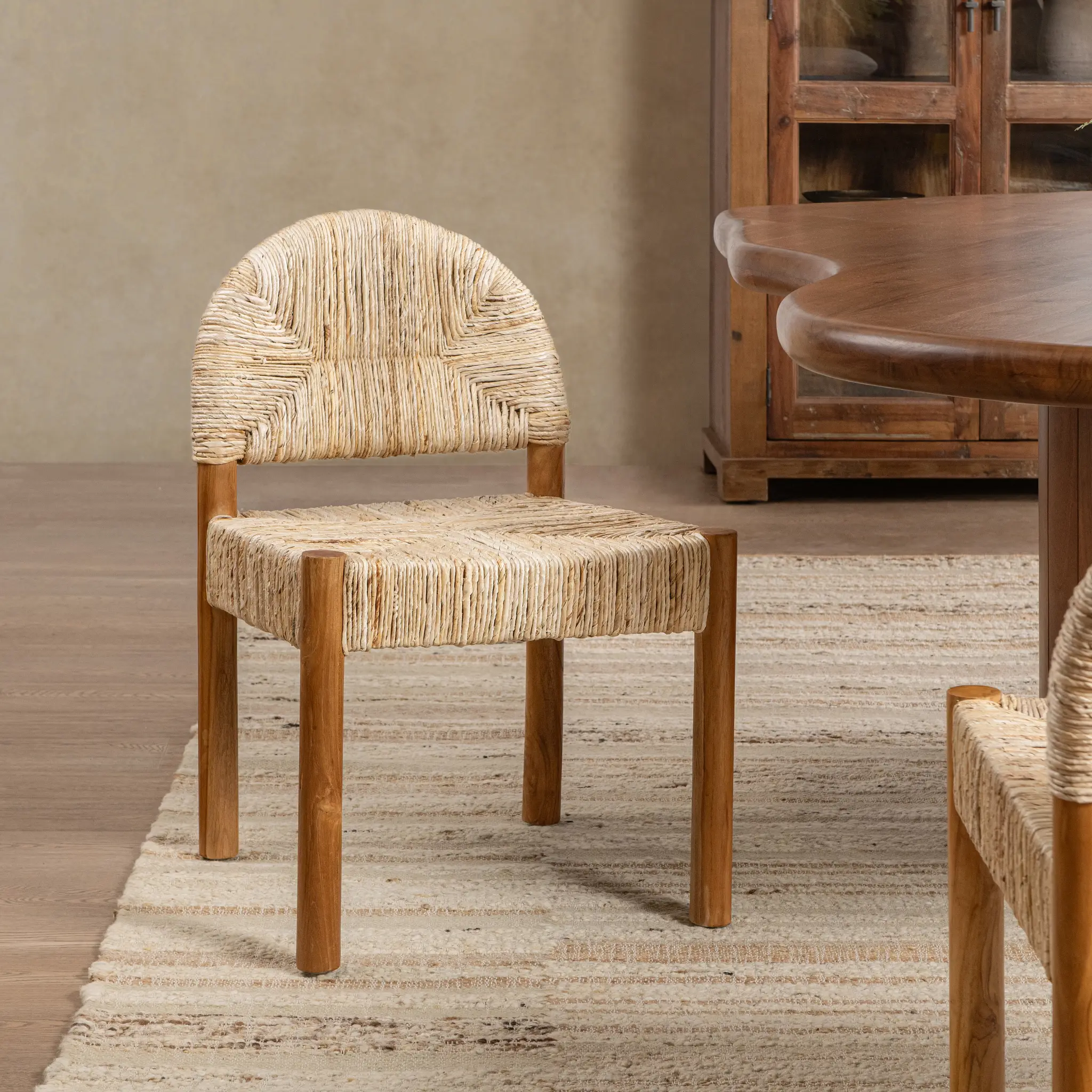 Sunset Light Tone Set Of 2 Woven Side Chair Sunset Light Tone Set Of 2 Woven Side Chair