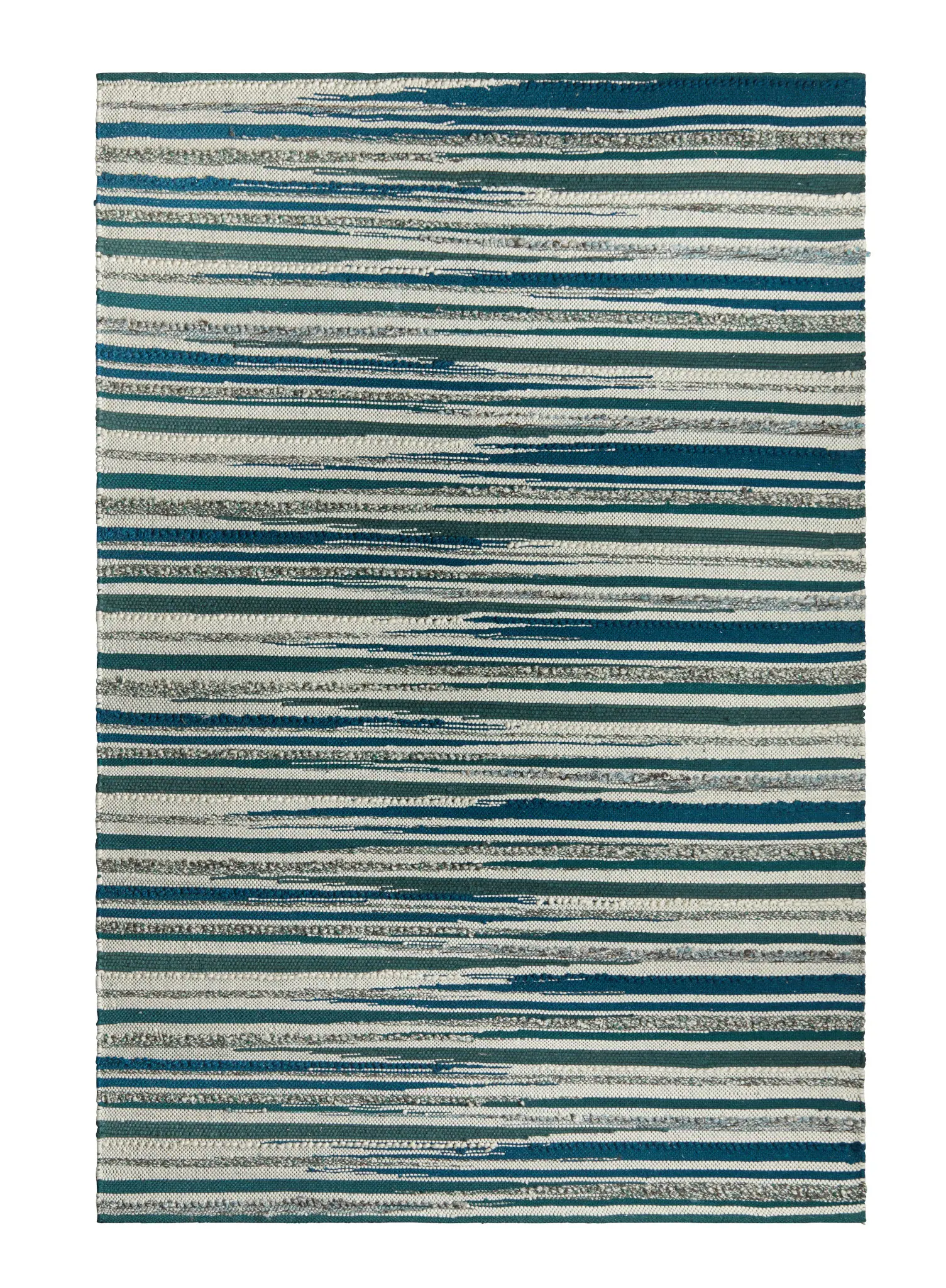 Cizin Dark Teal Wool Blend 5x8 Area Rug Cizin Dark Teal Wool Blend 5x8 Area Rug