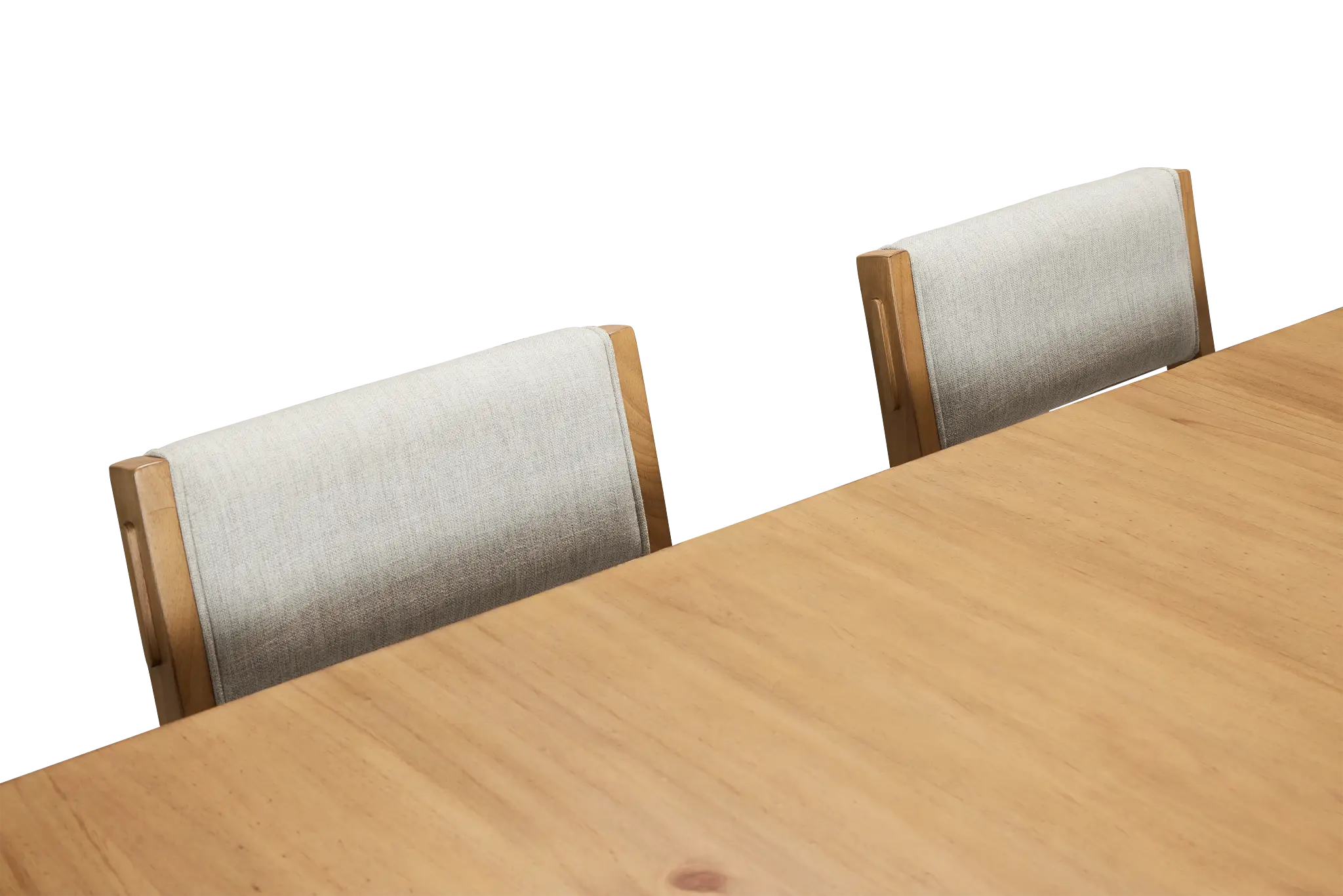 Vail Light Tone Trestle Table & 4 Upholstered Chairs Vail Light Tone Trestle Table & 4 Upholstered Chairs