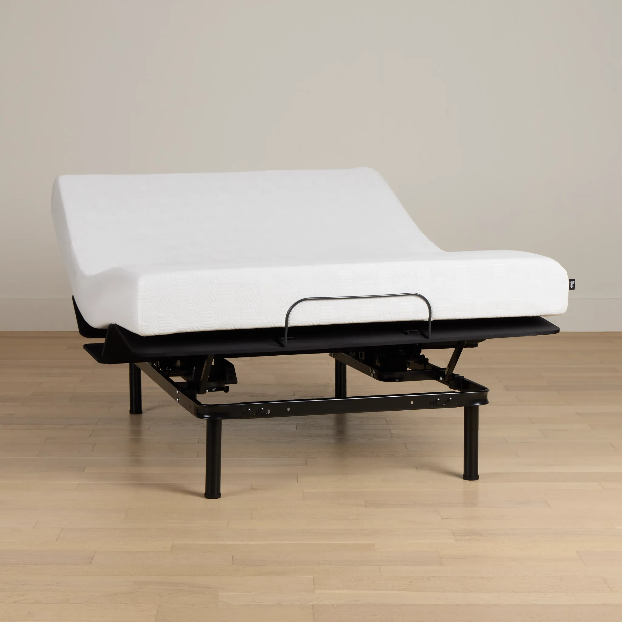 Rest & Renew By Zinus Gel Memory Foam Mattress 8" Cush Firm Slat Adjustable Mattress Set