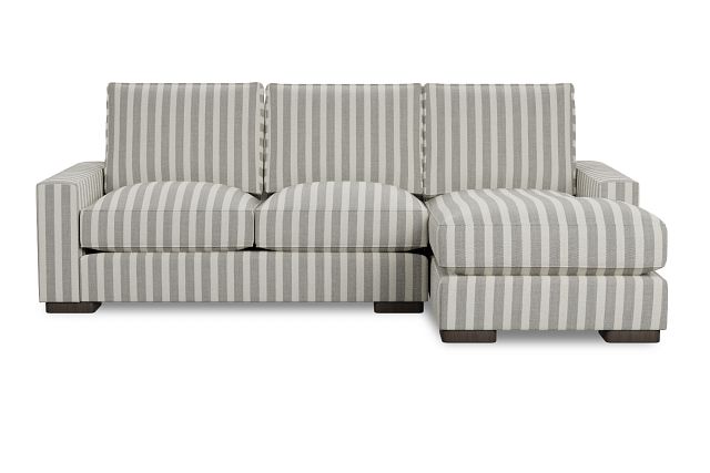 Edgewater Sea Lane Dark Gray Right Chaise Sectional