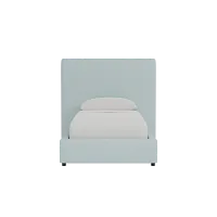 Grayton Elite Light Blue 54" Upholstered Platform Bed