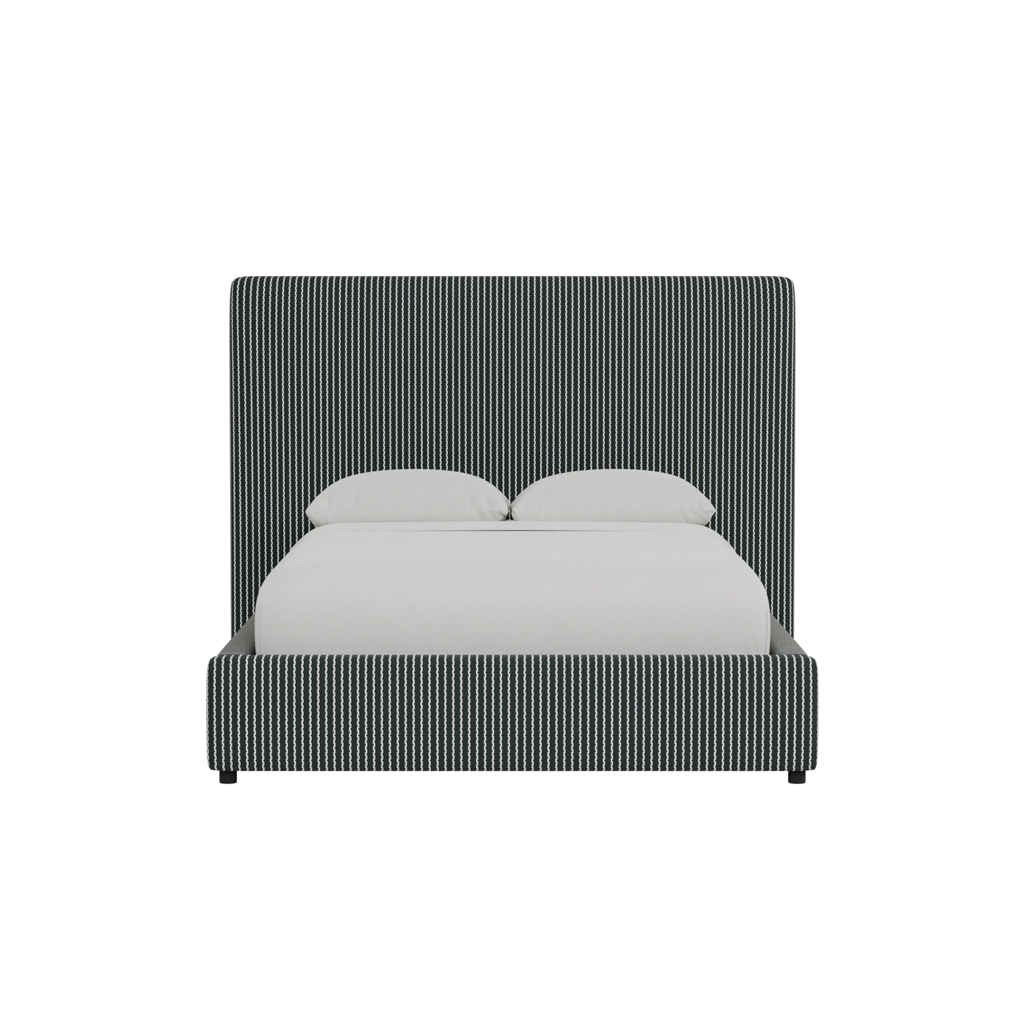 Grayton Lucy Navy 54" Upholstered Platform Bed
