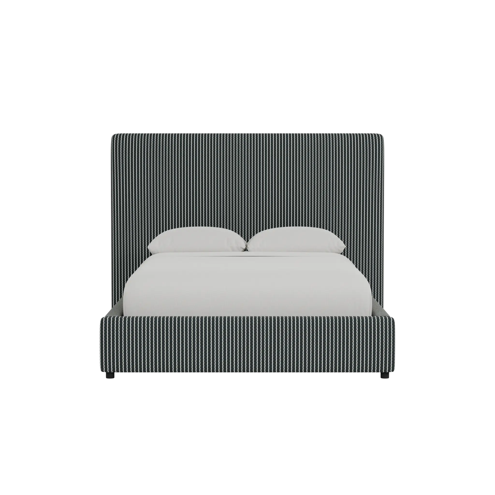 Grayton Lucy Navy 54" Upholstered Platform Bed Grayton Lucy Navy 54" Upholstered Platform Bed