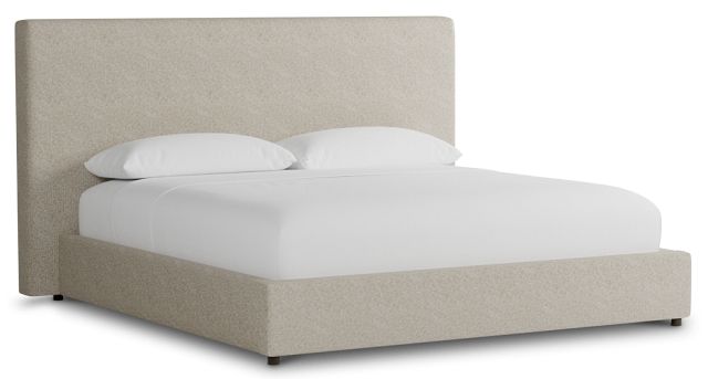 Grayton Gellar Green 54" Upholstered Platform Bed