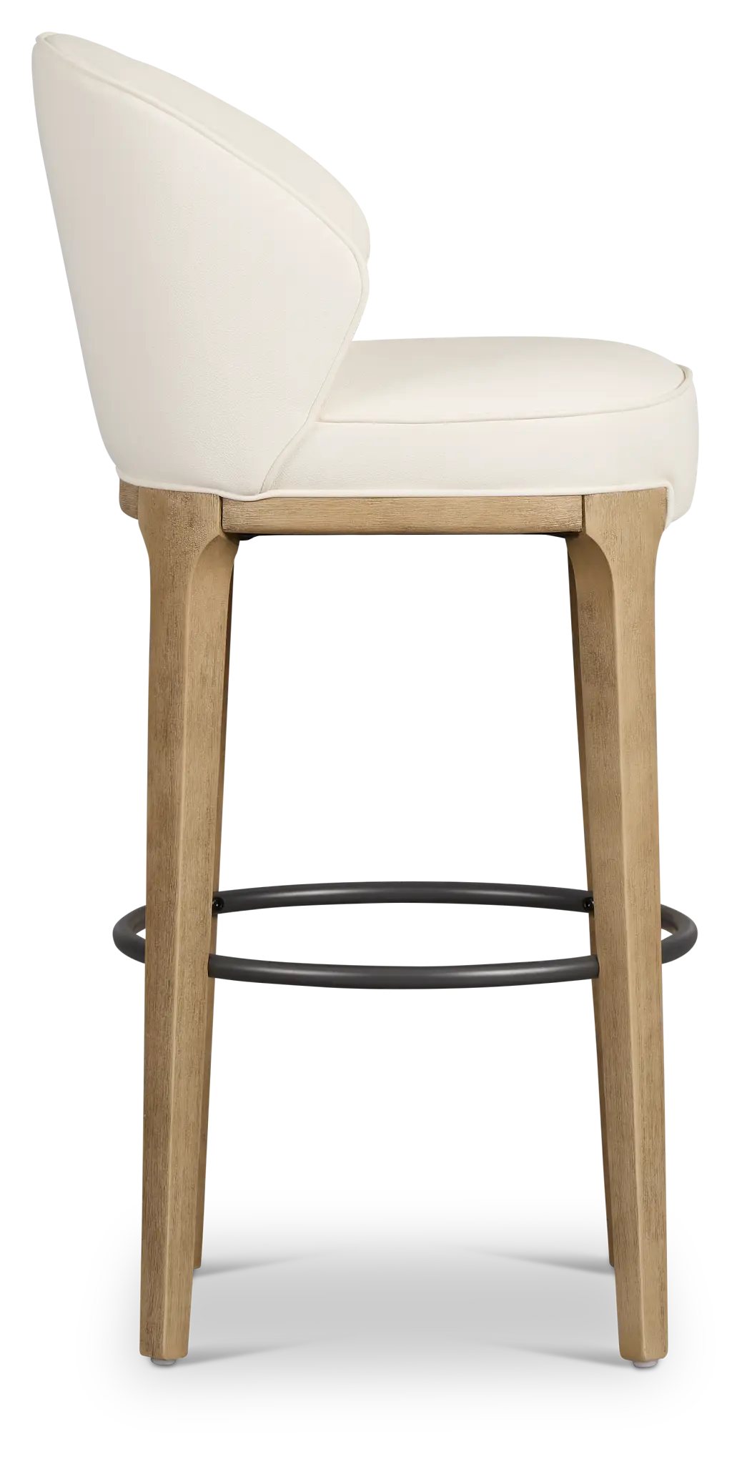 Libby Whitemicro 30" Upholstered Barstool Libby Whitemicro 30" Upholstered Barstool