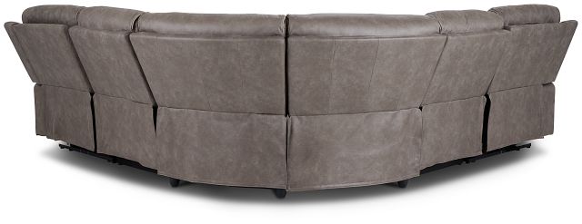 Grayson Micro Small Two-arm Power Reclining Sectional