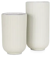 Rivi White Medium Vase