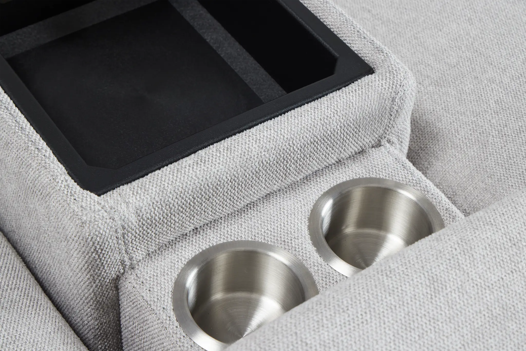 Callum Light Gray Storage Medium Left Triple Power Chaise Sleepr Sectional Callum Light Gray Storage Medium Left Triple Power Chaise Sleepr Sectional