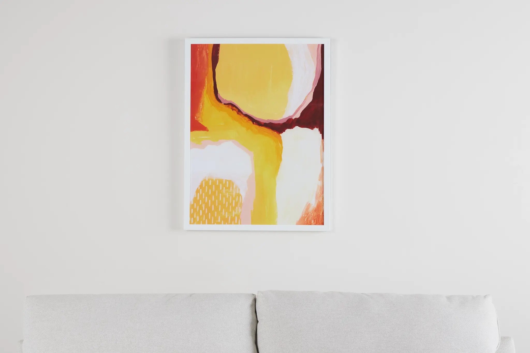 Bodie Orange Framed Wall Art Bodie Orange Framed Wall Art