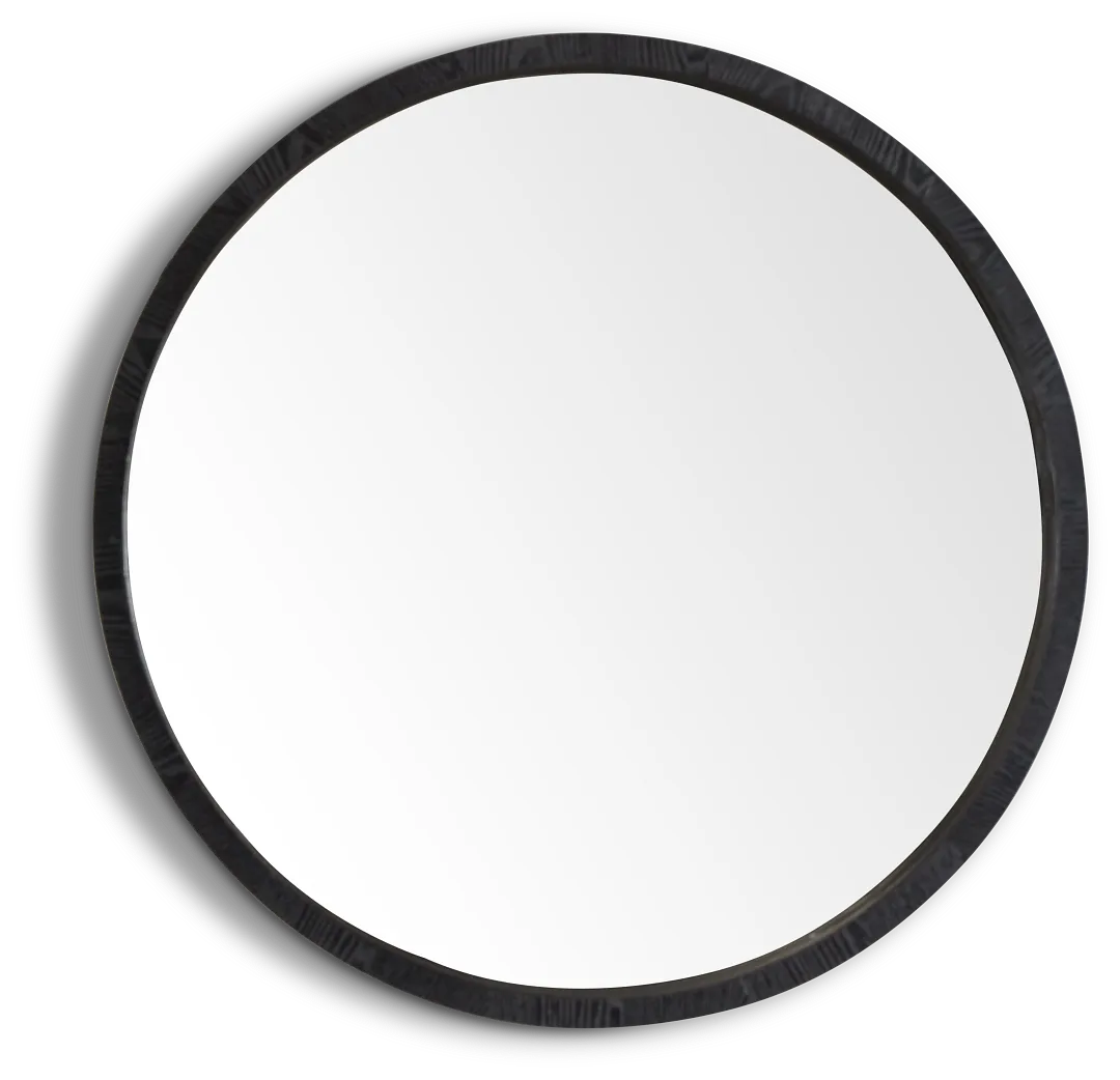 Aidan Blackround 30" Mirror