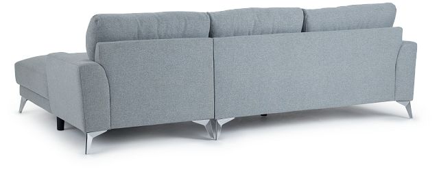 Hayden Light Gray Fabric Right Chaise Sectional