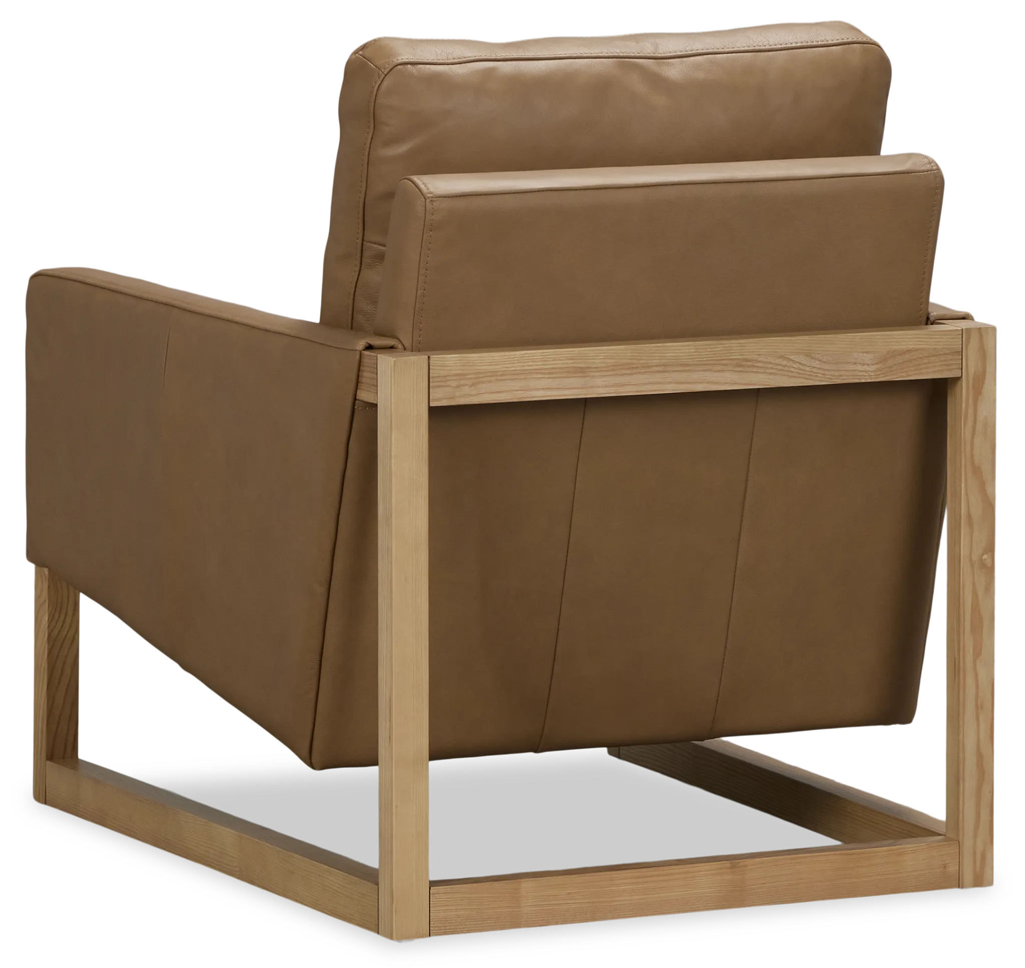 Phoebe Brown Leather Accent Chair