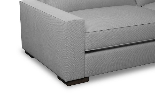 Edgewater Delray Light Gray 96" Sofa W/ 2 Cushions